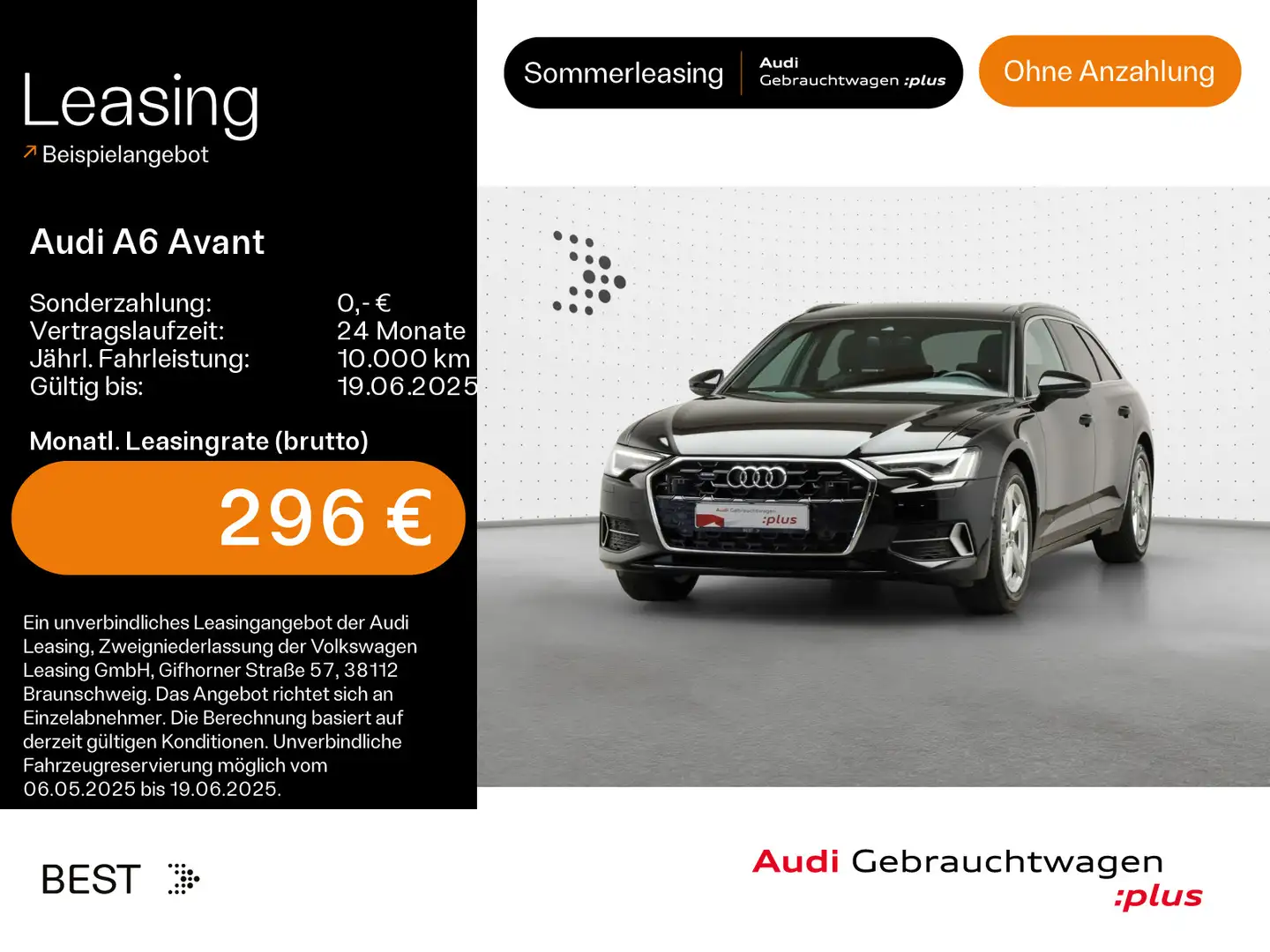 Audi A6 40 TDI quattro advanced*KAMERA*LEDER*AH Nero - 1