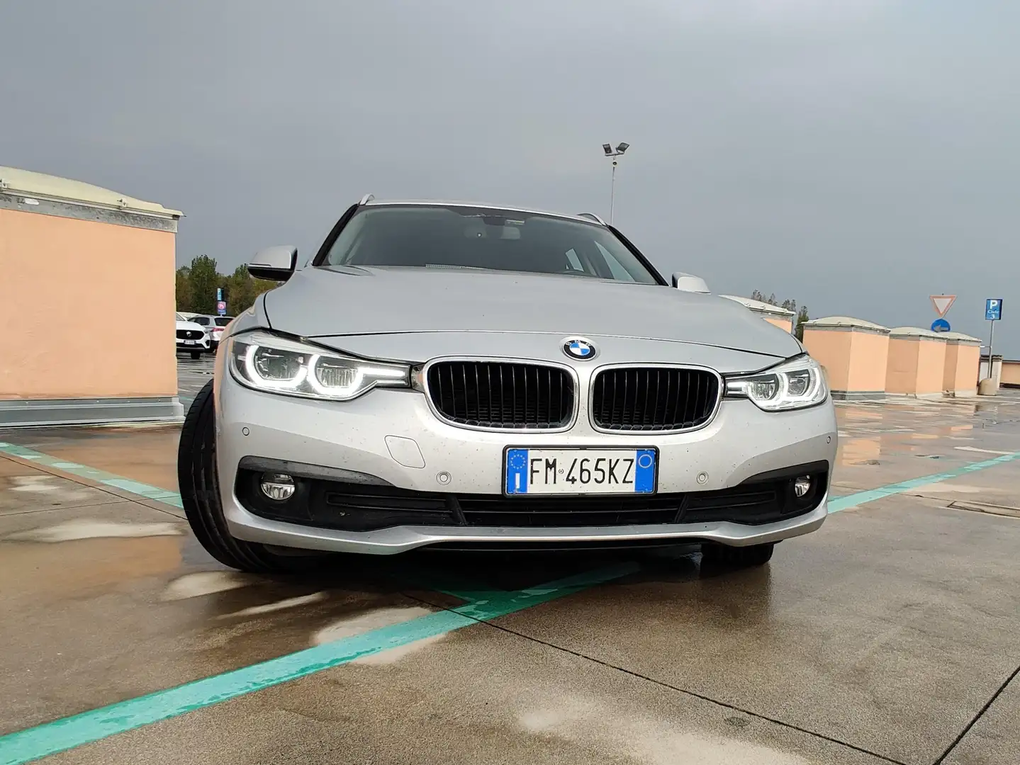 BMW 316 Serie 3 Touring Auto CON GARANZIA Argento - 2