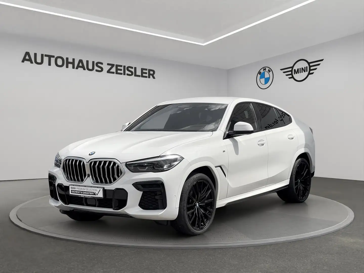 BMW X6 xDrive40d M SPORTPAKET Leder Parkassistenz+ Weiß - 1