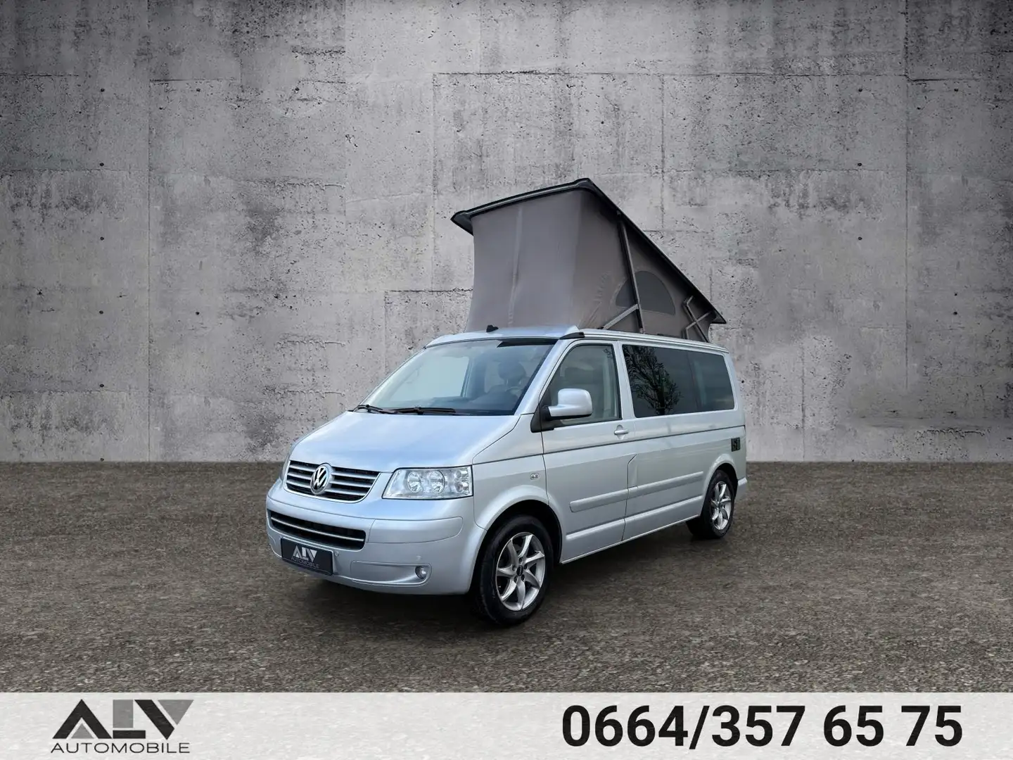 Volkswagen T5 California Comfortline Auoel. Aufstelldach 2.Besitz! Grau - 2