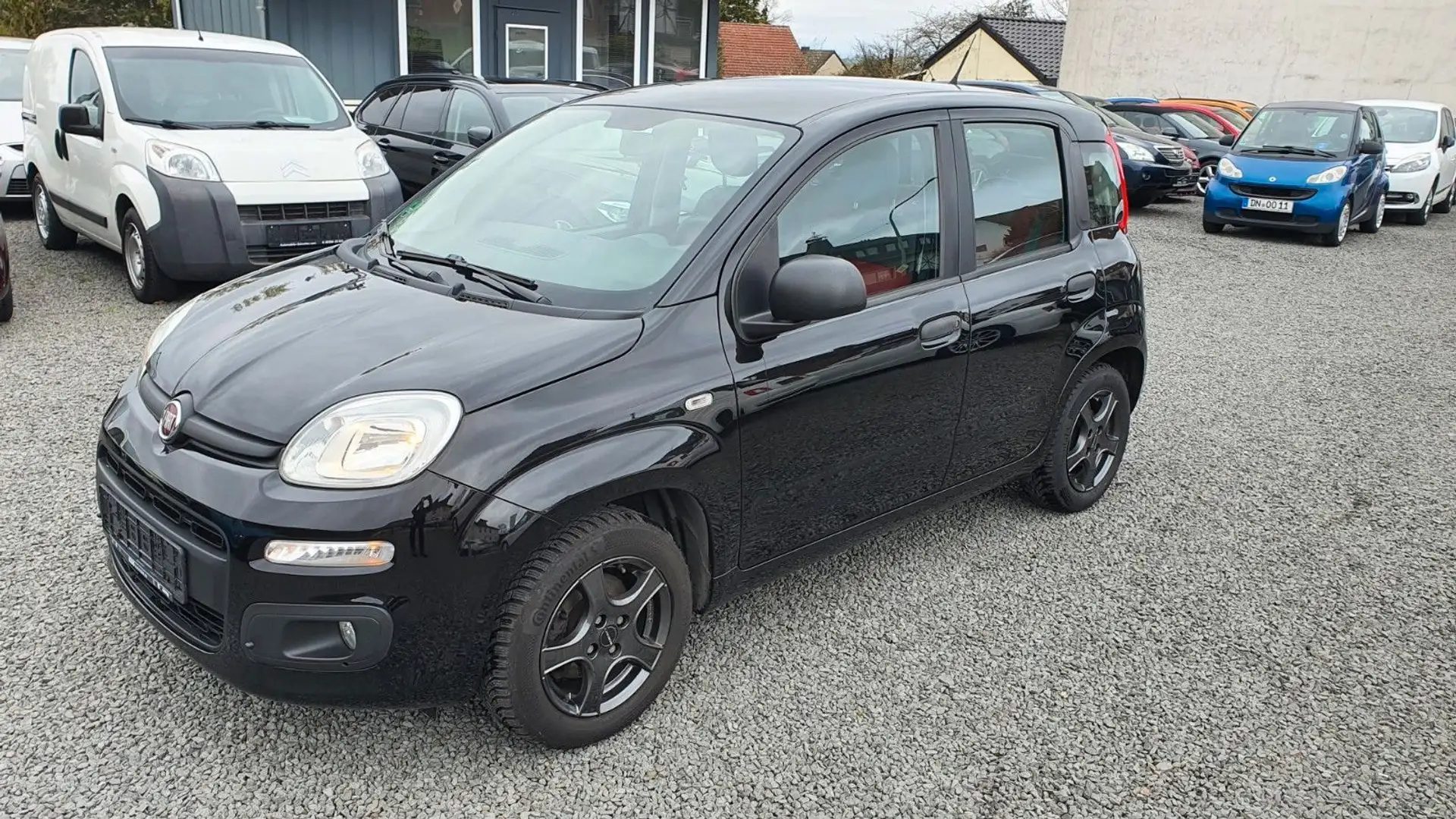 Fiat Panda MYSTYLE*KLIMA*ALU*ZAHNR.40TKM NEU Scheckh. Zwart - 1