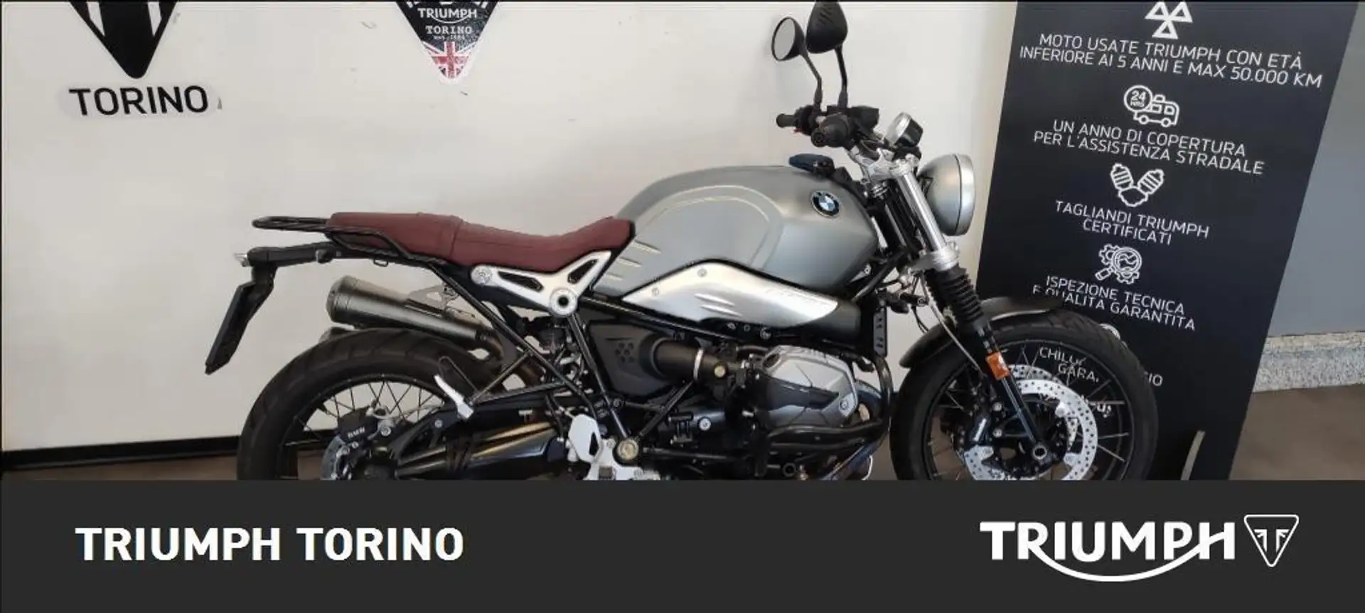 BMW R nineT ScrambleAbs Argent - 1