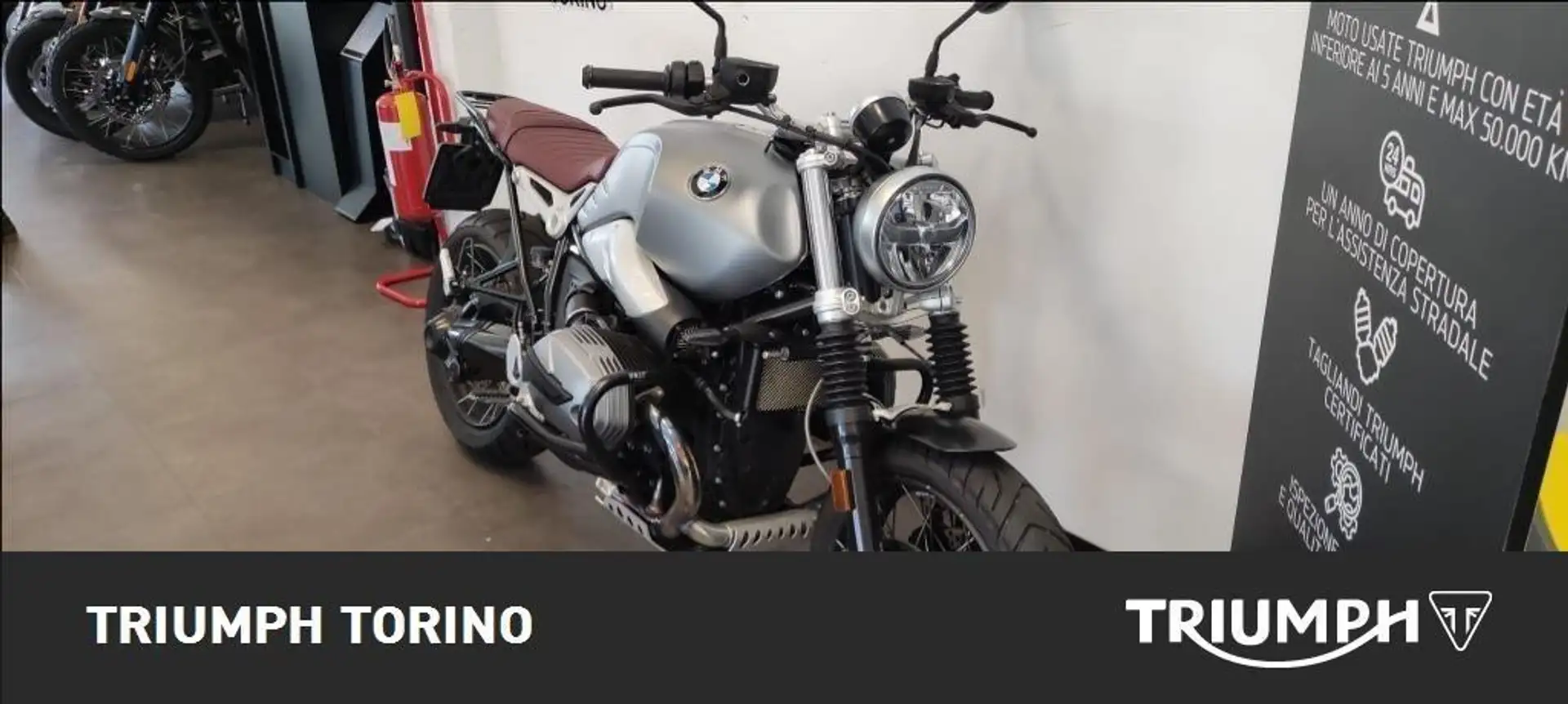 BMW R nineT ScrambleAbs Argent - 2