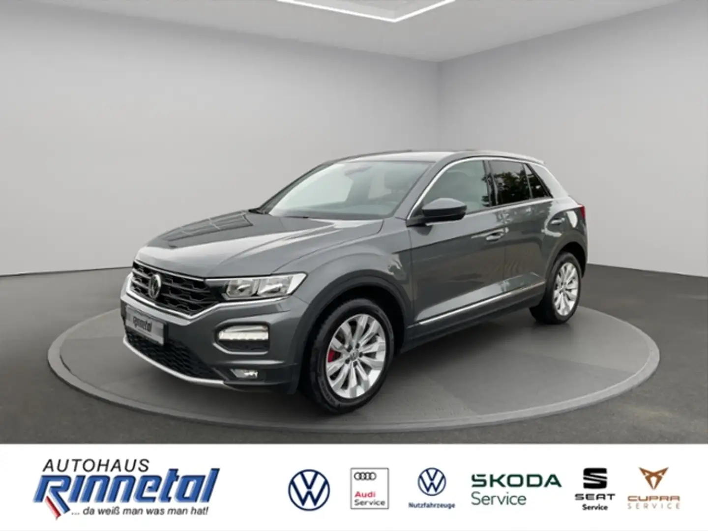 Volkswagen T-Roc 1.5 TSI Sport NAVI+KLIMA+ACC+NR+ESP+WINTER PAKET Gris - 1
