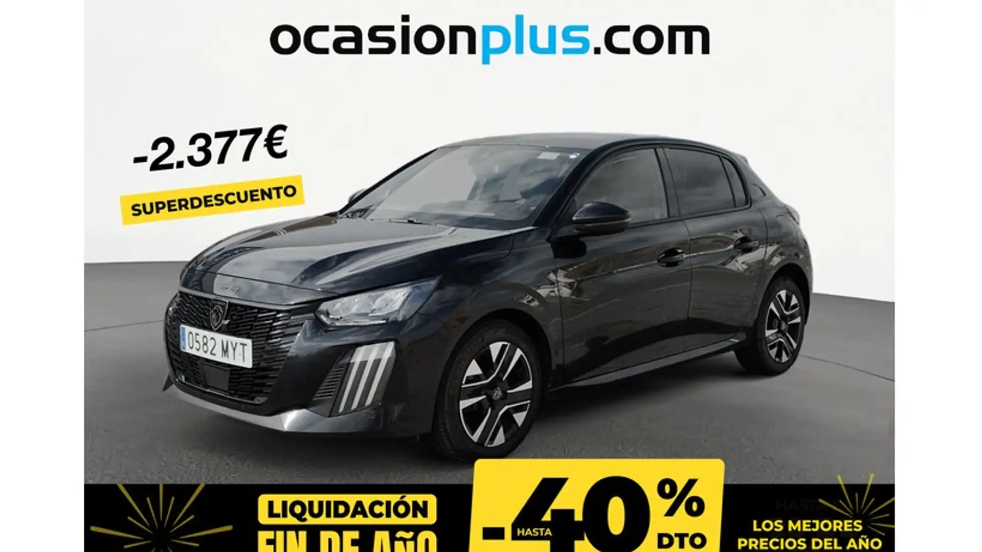 Peugeot 208 1.2 Puretech S&S Allure 100 Noir - 1