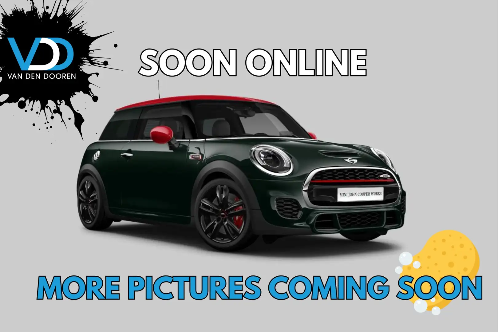 MINI John Cooper Works 3-deurs AUT / NAVI / BLUETOOTH / PDC / HUD / VERW Vert - 1