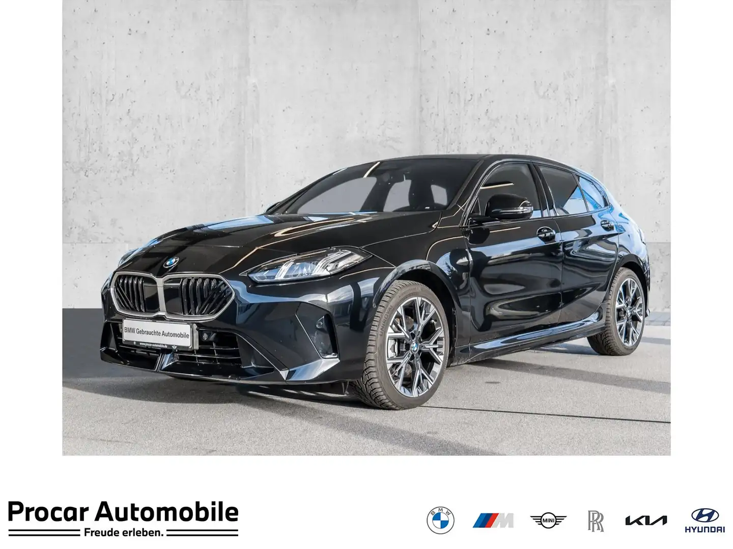 BMW 118 d M Sport RFK NAVI LED PDC V+H DAB Parkass. Schwarz - 1