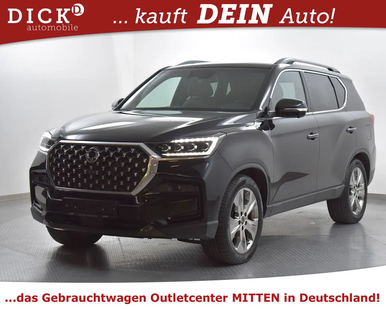 SsangYong Rexton Rexton 2.2d 4x4 Sapphire MEMO+360+AHK+VIRTU+20" Schwarz - 2