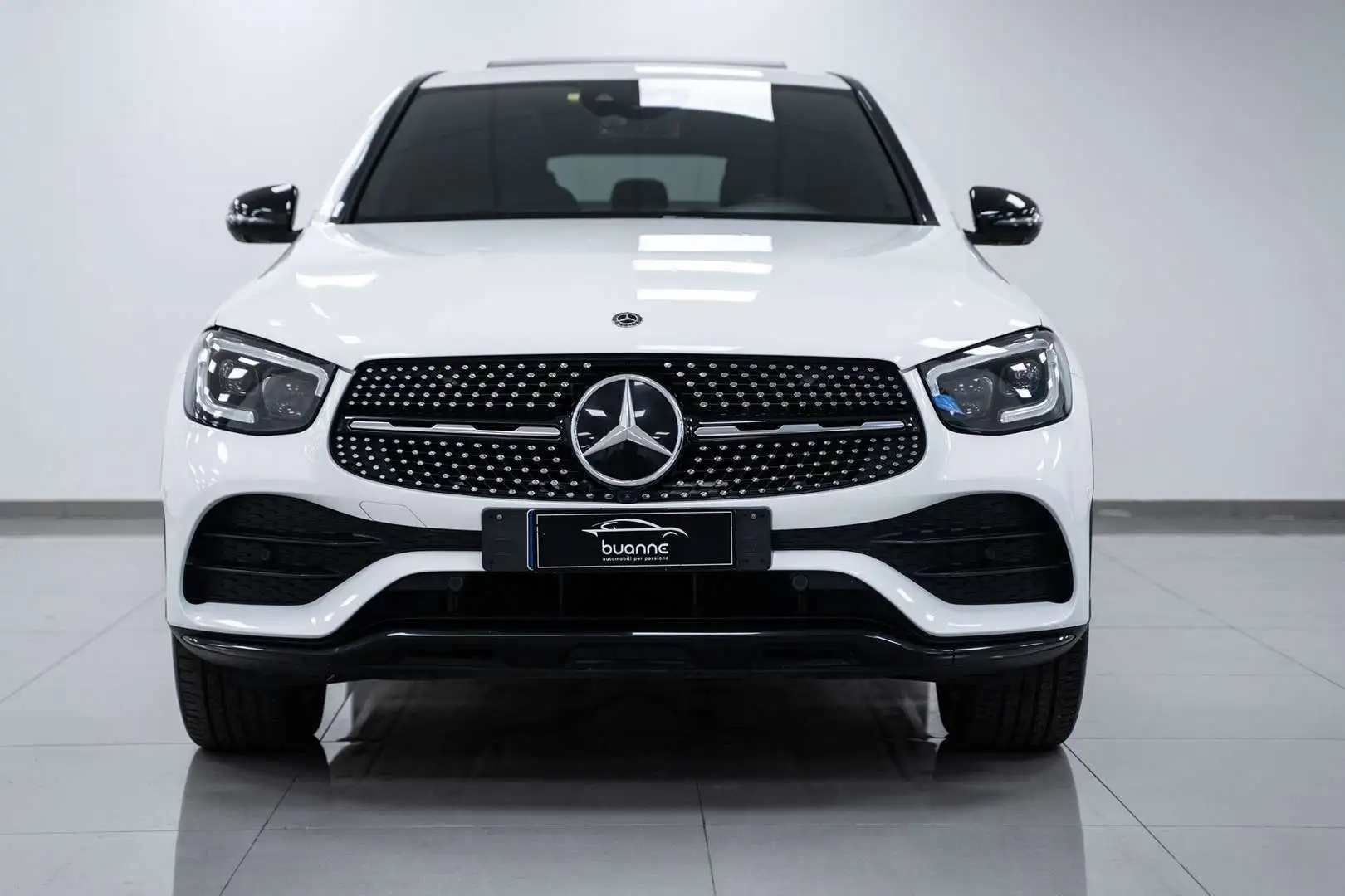 Mercedes-Benz GLC 300 D COUPE PREMIUM PLUS 4MATIC BURMESTER TETTO SOSP Weiß - 2