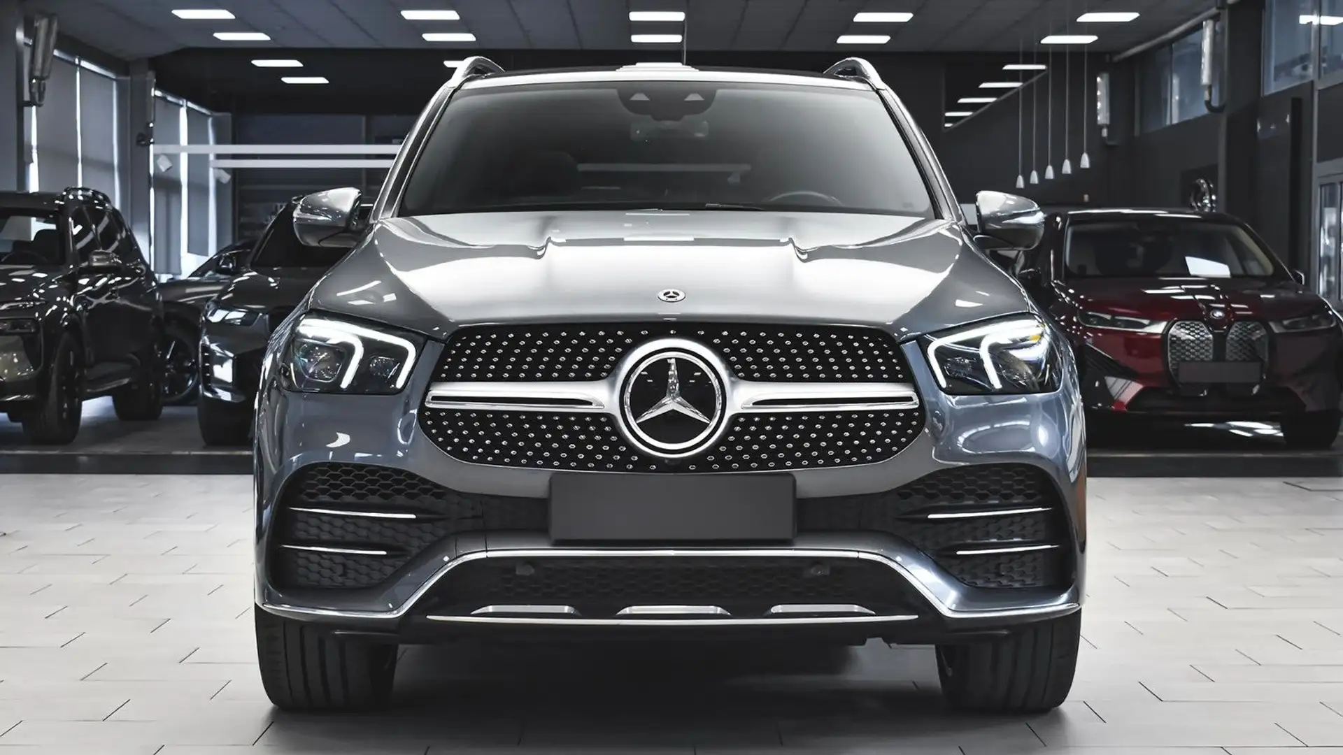 Mercedes-Benz GLE 400 d AMG Line 6+1 seat 4MATIC Gris - 1