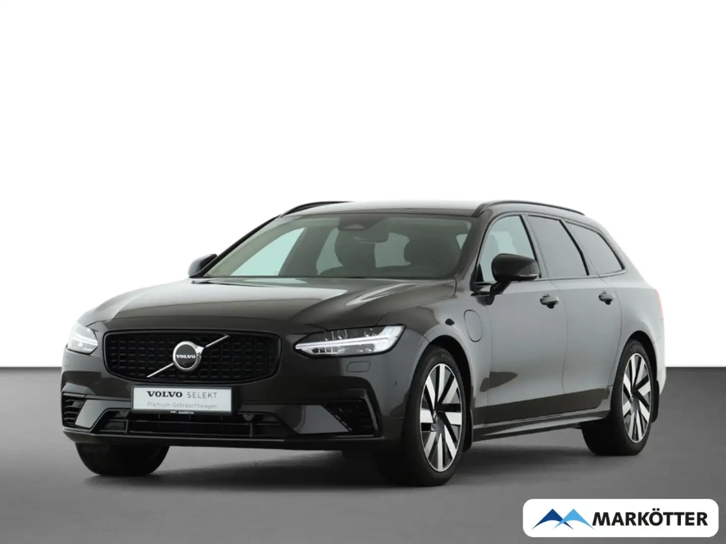 Volvo V90 T6 AWD Plus Dark Plug-In Hybrid /AHK/ACC/360 Grau - 1