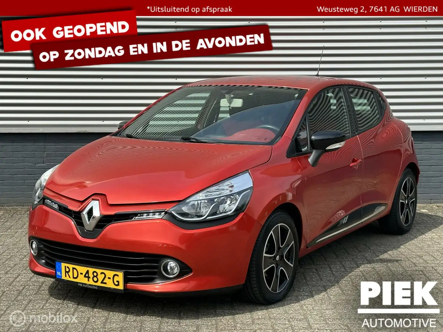Renault Clio 0.9 TCe Dynamique LEES TEKST Rood - 1