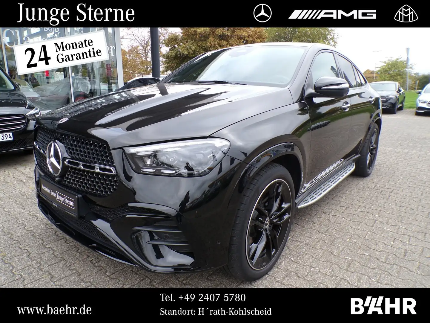 Mercedes-Benz GLE 400 GLE 400 e 4M Coupé AMG+Night/Airmatic/Distronic Schwarz - 1