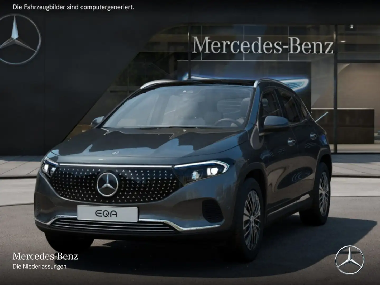 Mercedes-Benz EQA 250 ELECTRICART+PLUS-PAKET+AHK+PANO+KAMERA Grau - 2