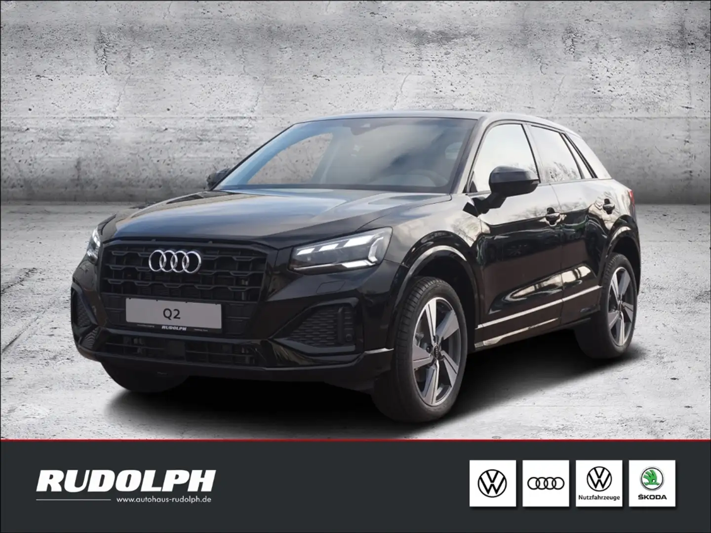 Audi Q2 advanced 35 TFSI S tronic MATRIX AHK KAMERA NAVI Schwarz - 1