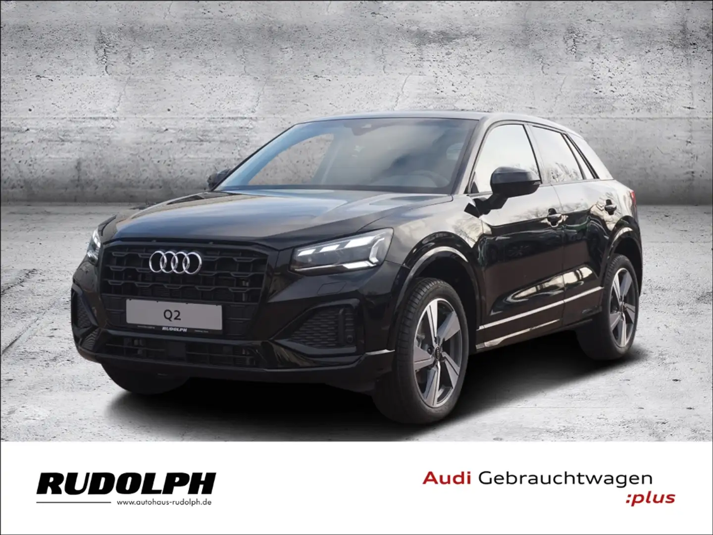 Audi Q2 advanced 35 TFSI S tronic MATRIX AHK KAMERA NAVI Schwarz - 1
