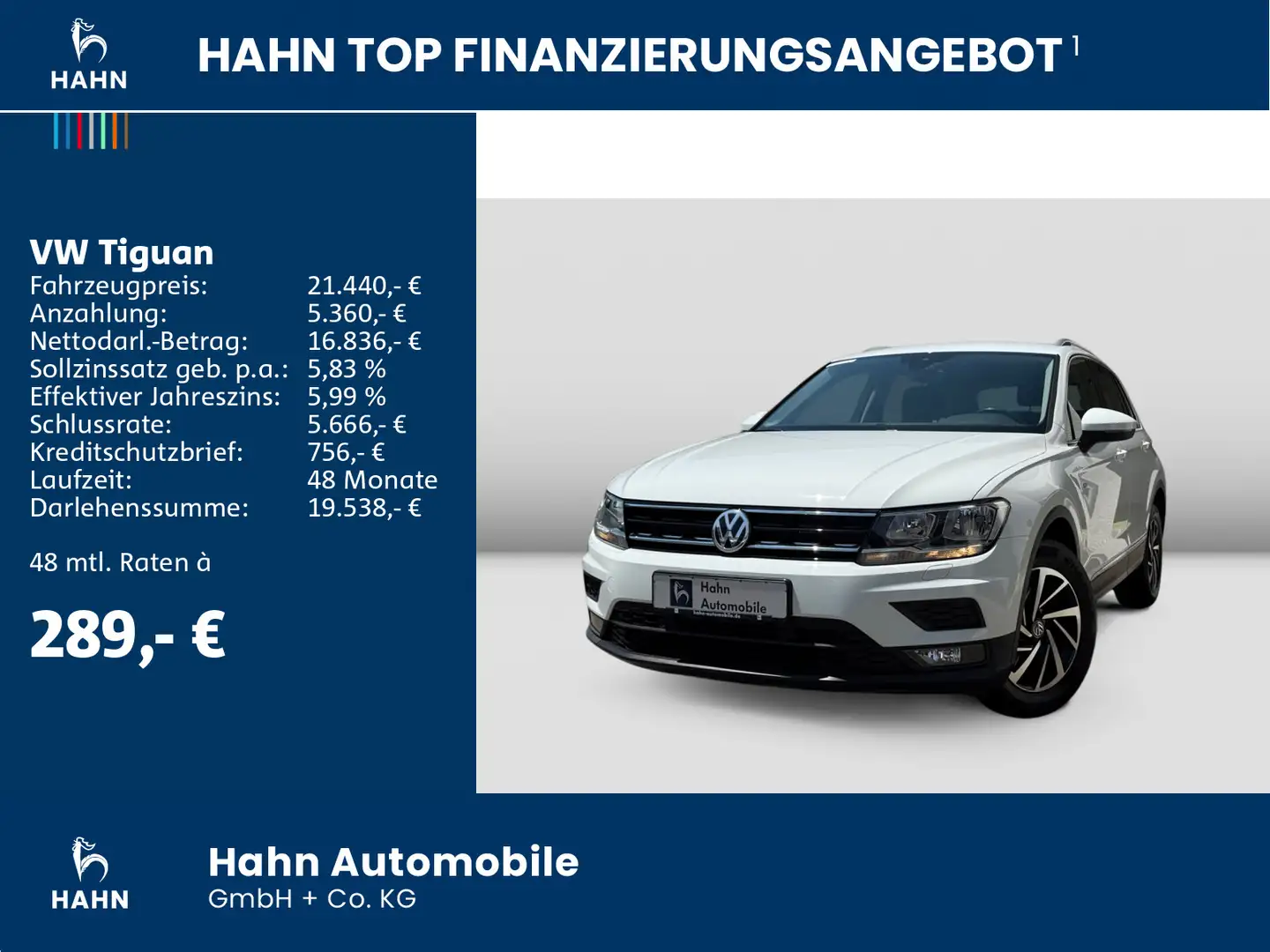 Volkswagen Tiguan 1.4 TSI DSG Join Navi Climatro ACC Sitzh Weiß - 2