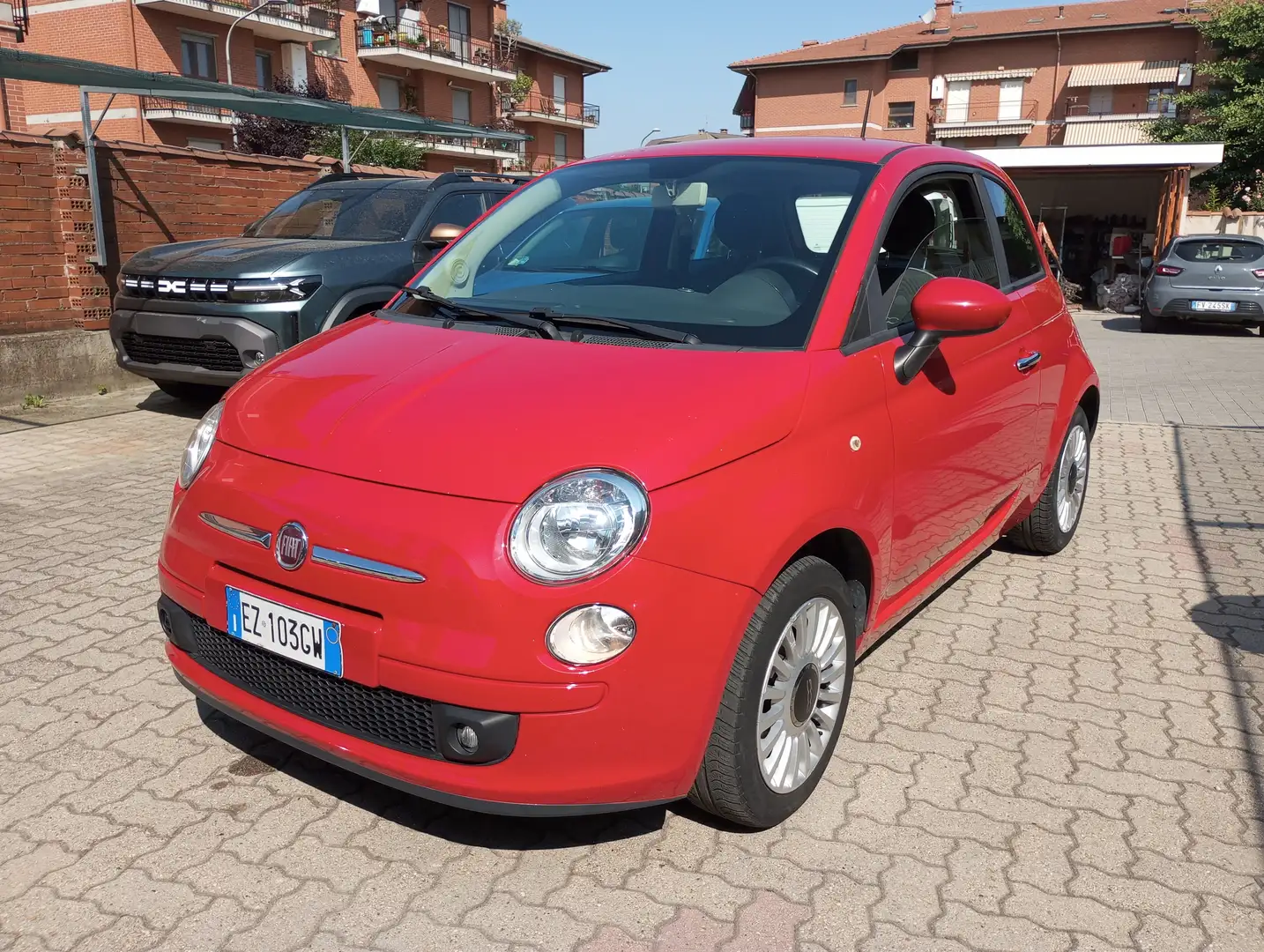 Fiat 500 1.2 Lounge 69cv E6 Rosso - 1
