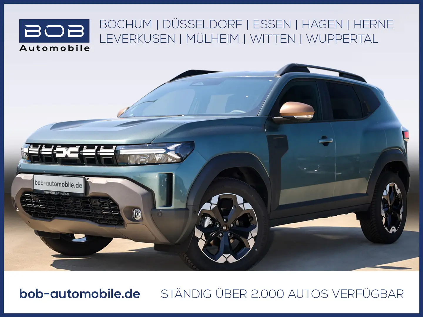 Dacia Duster FL24 Extreme TCe 130 4x4 NAVI SHZ Kamera Zelená - 1