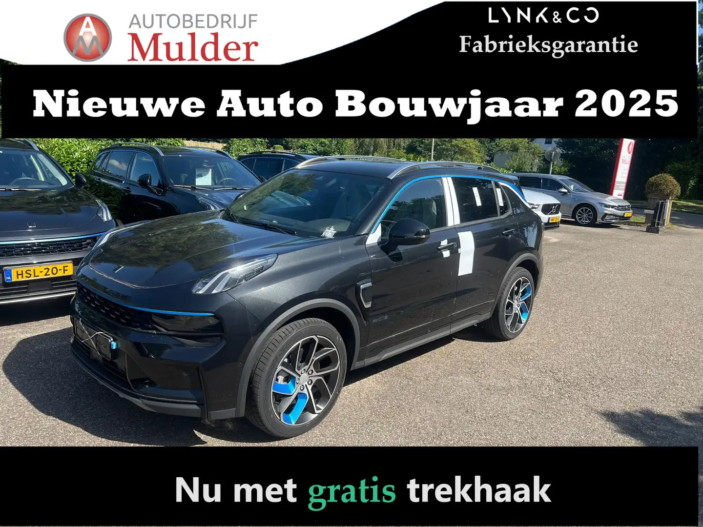 Lynk & Co 01 1.5  Zwarte hemel | Trekhaak | Pano | ACC | 360 Ca Zwart - 1