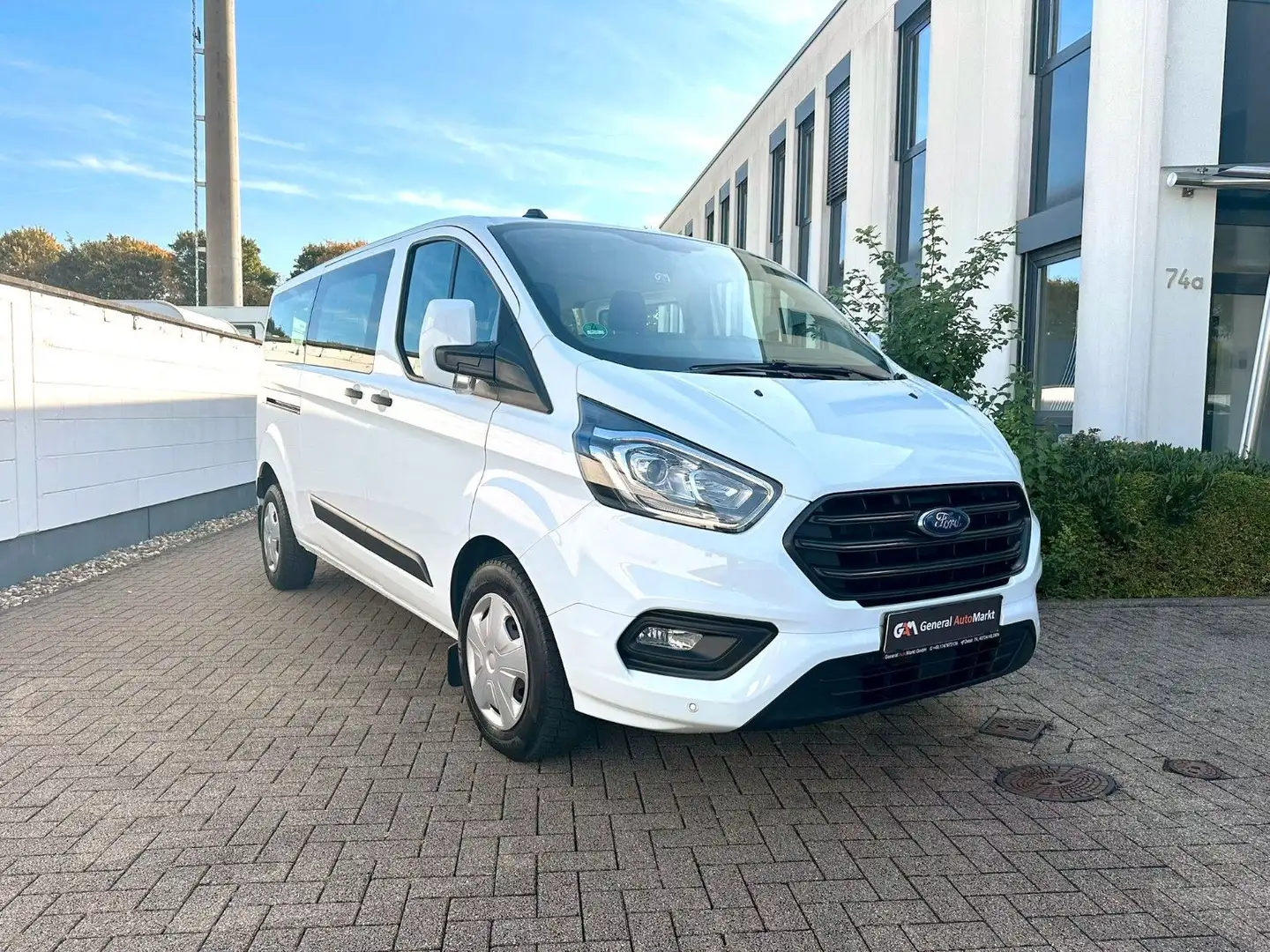 Ford Transit /Custom 320 L2 /PDC V+H/DAB/9 Sitze/ Weiß - 1