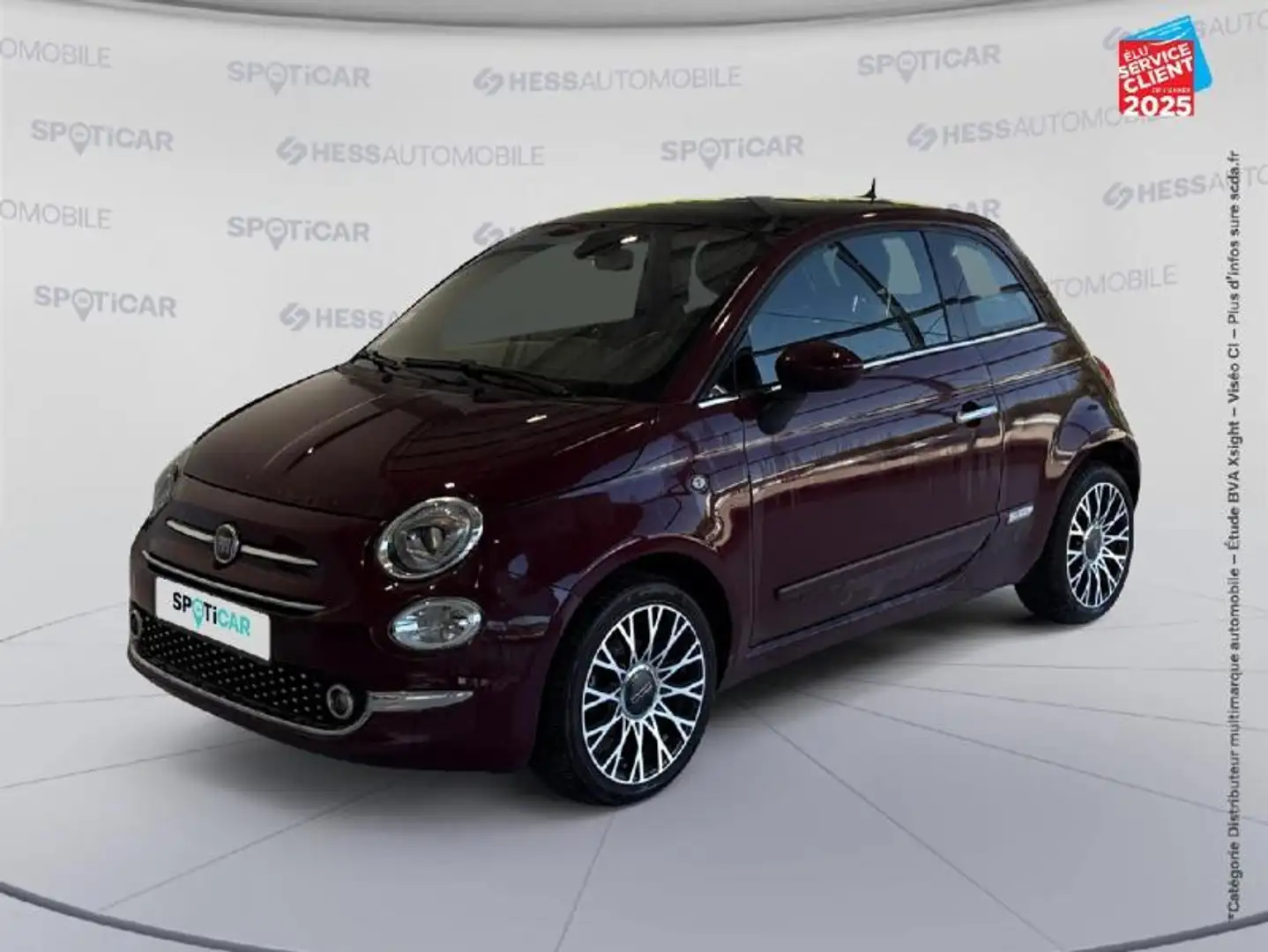 Fiat 500 1.2 8v 69ch S\u0026S Dolcevita  Dualogic Blanc - 1