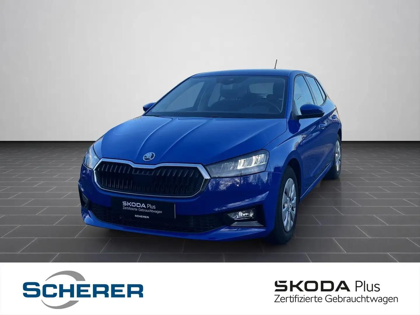 Skoda Fabia 1.0 TSI Selection PDC, RFK, Kessy, ACC, Sp Blau - 1