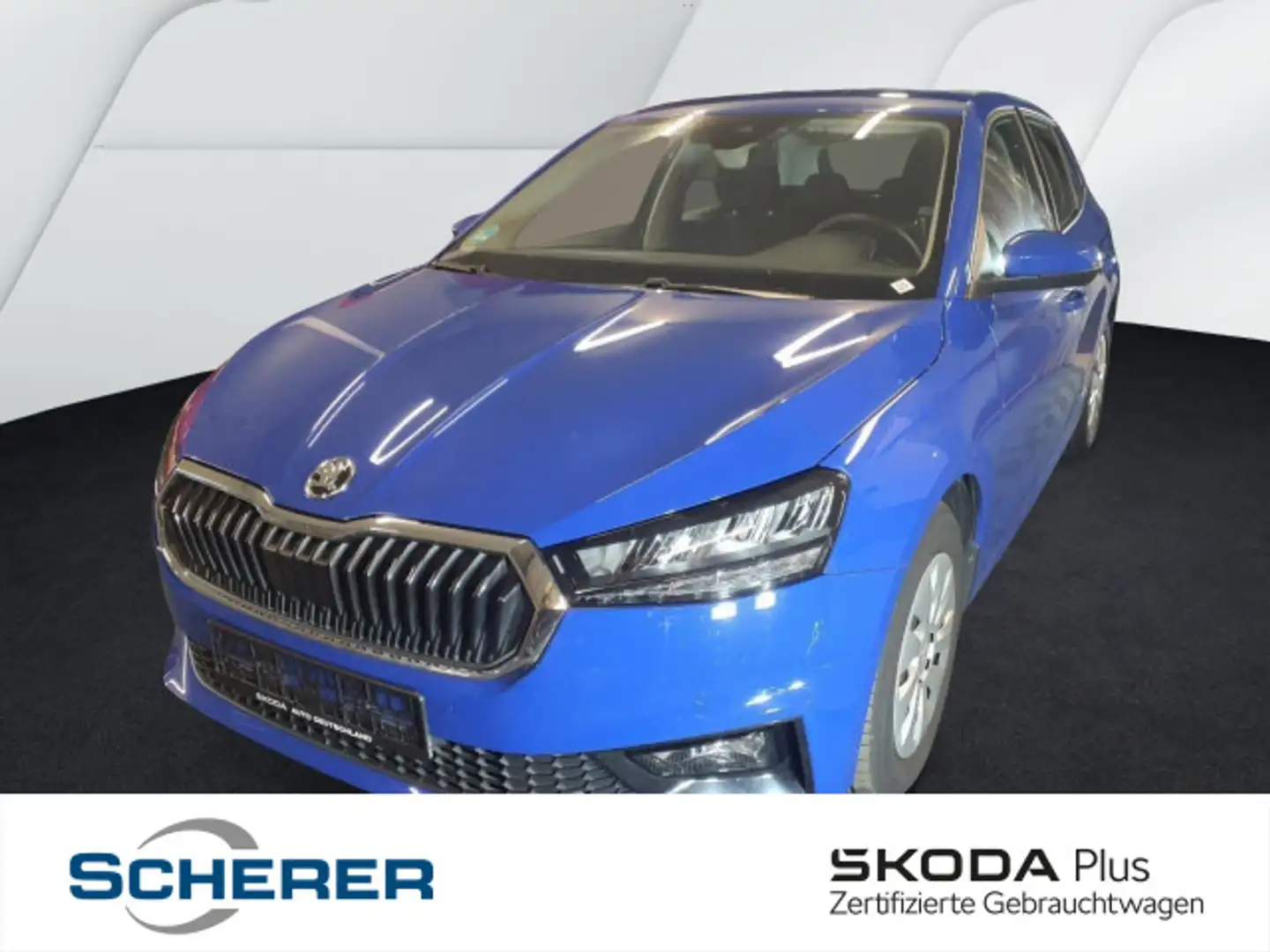 Skoda Fabia 1.0 TSI Selection PDC, RFK, Kessy, ACC, Sp Blau - 1