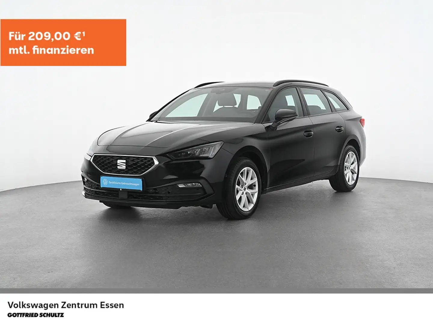 SEAT Leon Sportstourer Style TDI LED Navi Sitzhzg PDC Blueto Zwart - 1