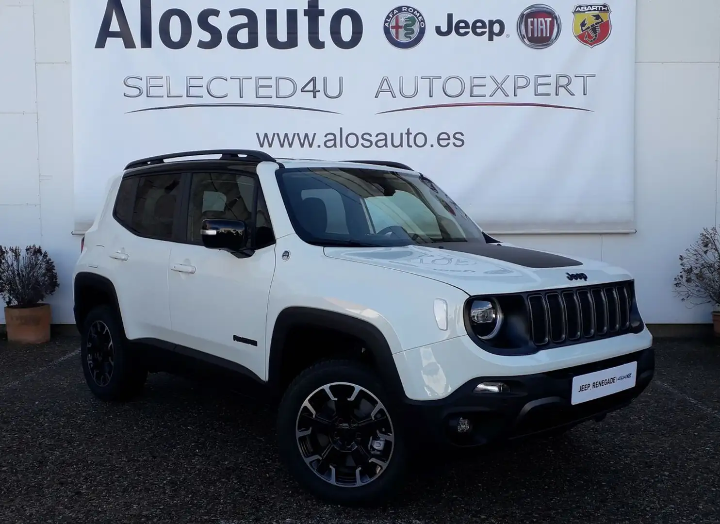 Jeep Renegade Trailhawk Plug-in-Hybrid 4Xe Blanc - 2