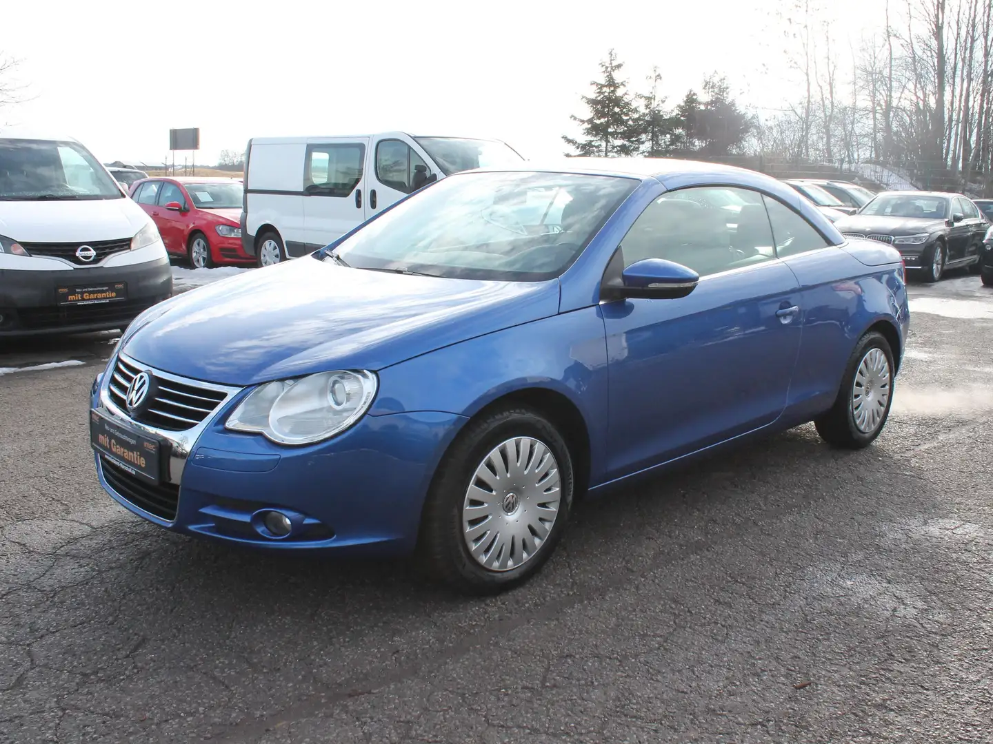 Volkswagen Eos 1.4 TSI 160 PS LEDER PDC PANORAMA1.HD Blau - 1