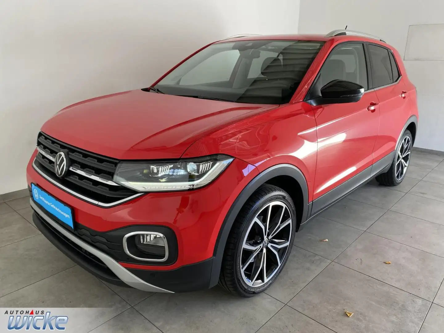 Volkswagen T-Cross 1.0 TSI Style NAVI KLIMA LED PDC LM FELGE Rot - 2