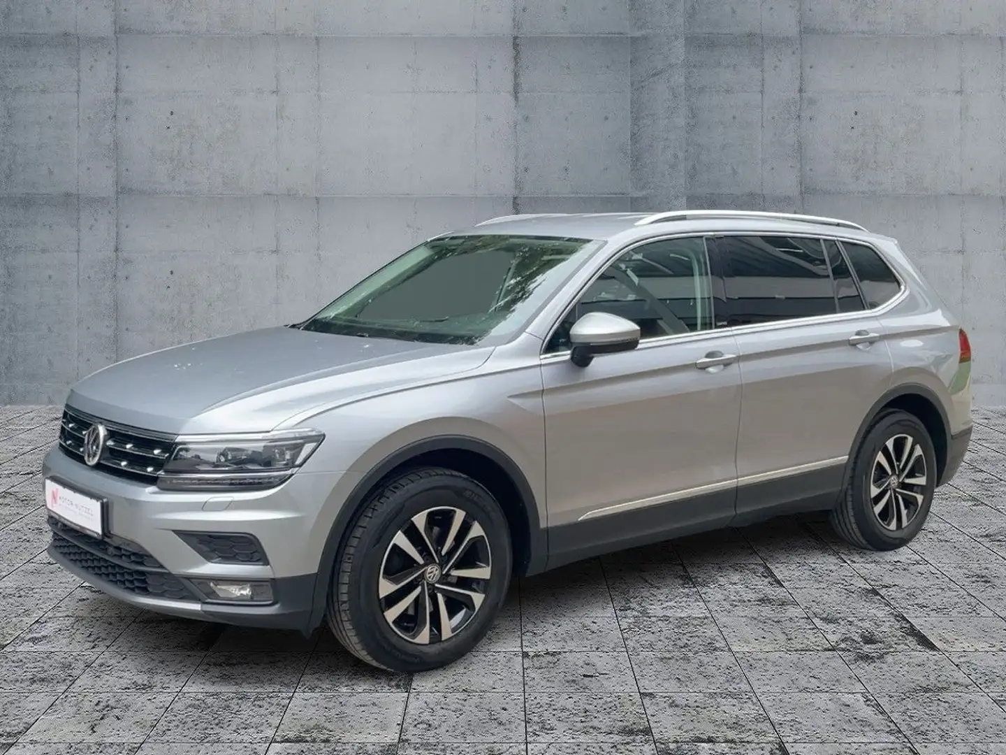 Volkswagen Tiguan Allspace 2.0 TDI DSG UNITED LED+NAVI+AHK Silber - 2