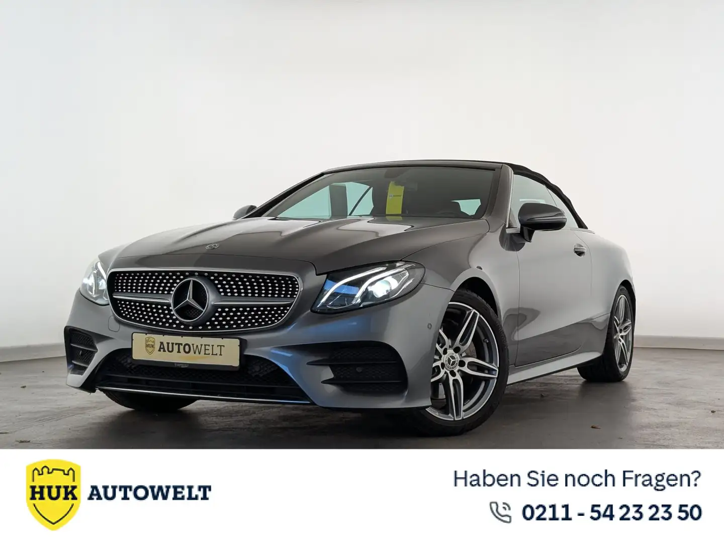 Mercedes-Benz E 200 E 200 AMG Line AHK+AIRSCARF+LEDER+LED+NAVI+SHZ+ Grau - 1