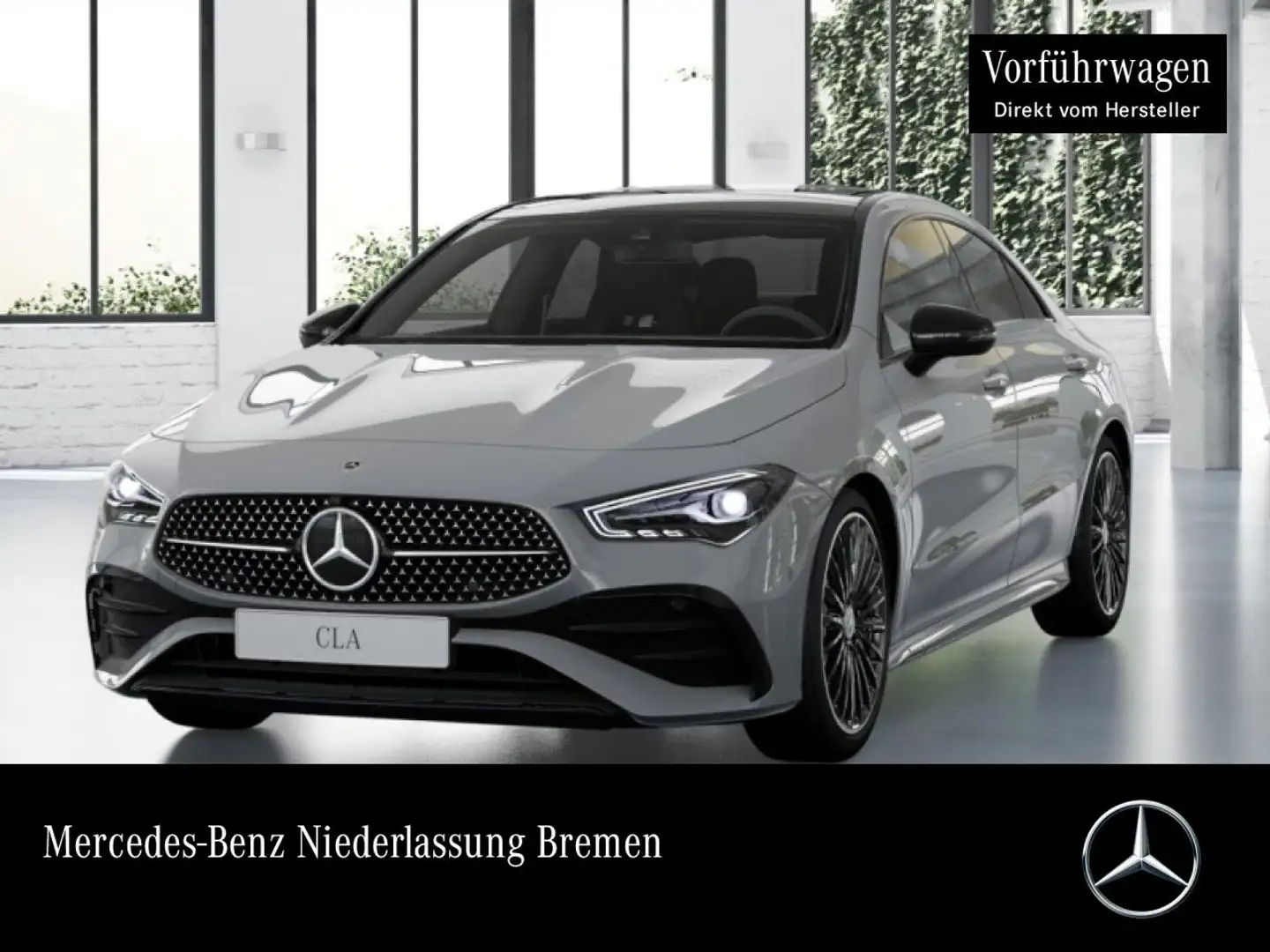 Mercedes-Benz CLA 180 AMG+NIGHT+PANO+360°+LED+TOTW+KEYLESS+7G Gris - 1
