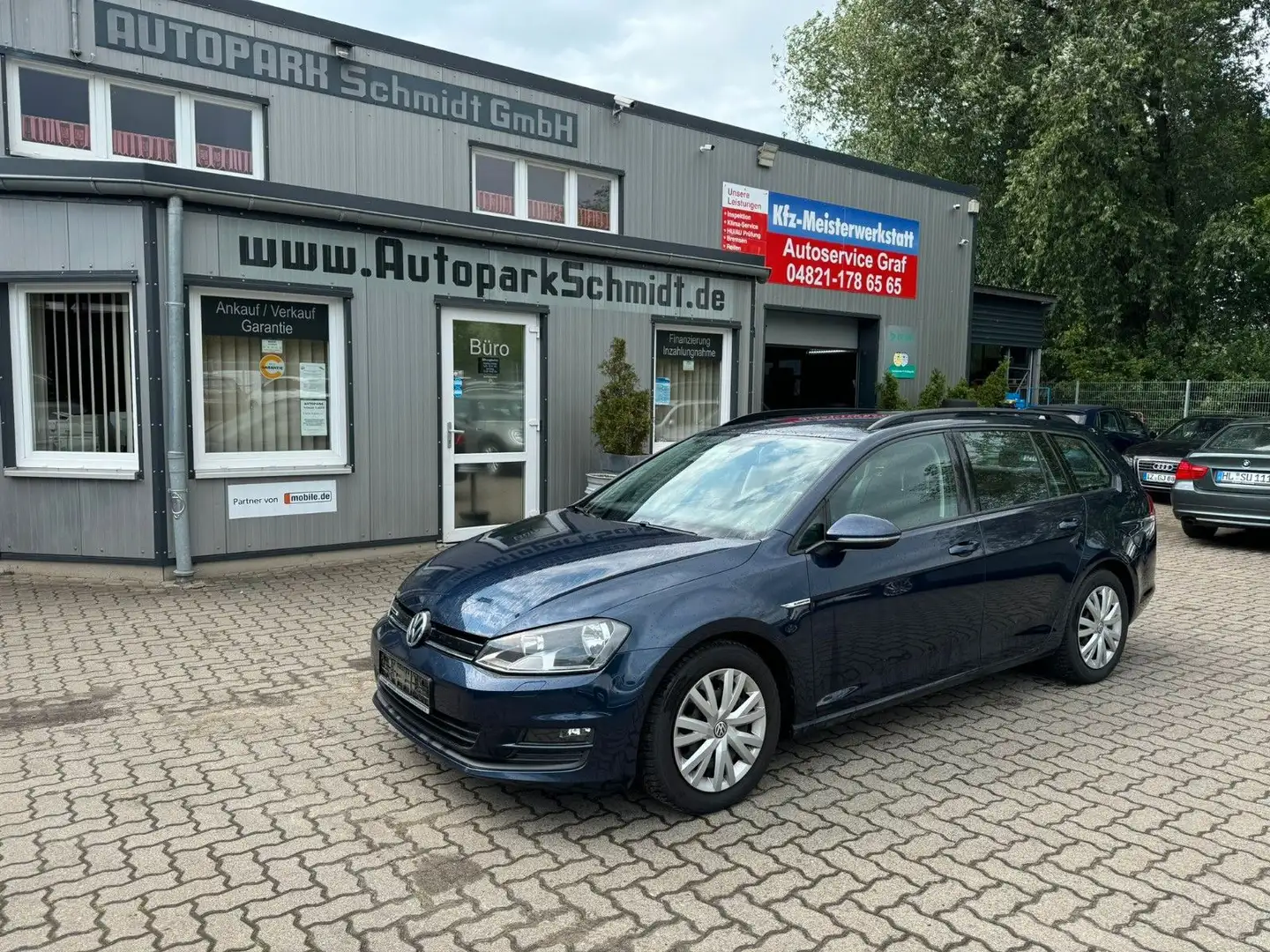 Volkswagen Golf VII Variant SITZH°KLIMATR°AHK°TEMPOMAT°TÜV! Blau - 1
