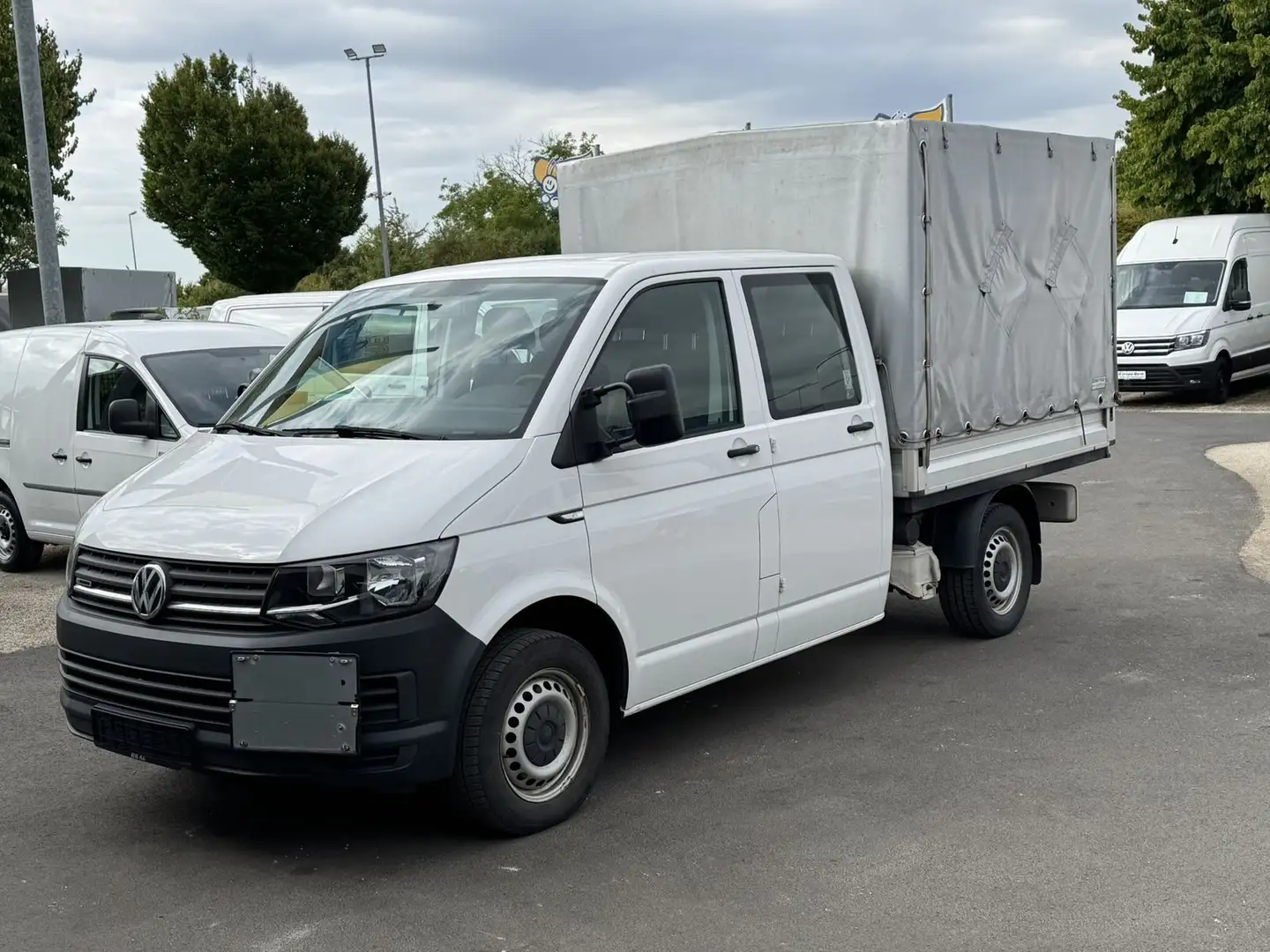 Volkswagen T6 Transporter Doka/Pritsche TDI 4Motion Diff.sp Wit - 2