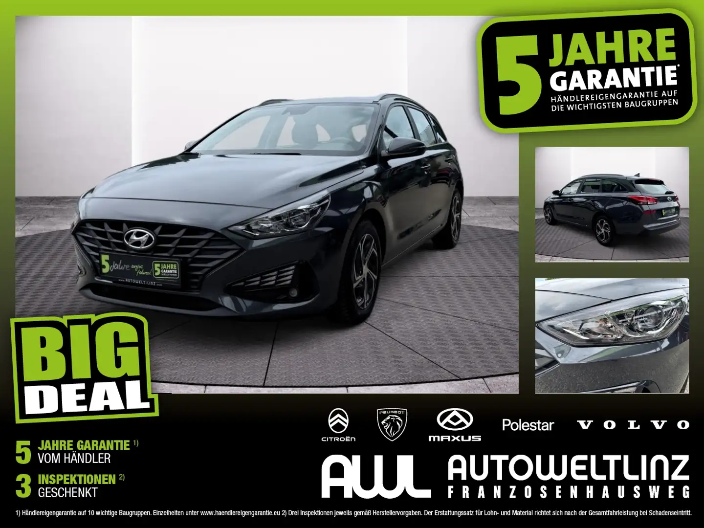 Hyundai i30 cw 1.0 T-GDi Trend Line LED+SHZ+PDC Schwarz - 1