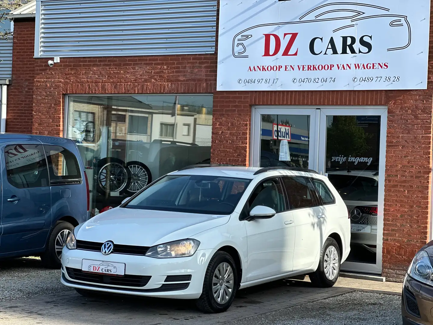 Volkswagen Golf Variant 1.6TDI 90PK ///✅NAVI / ACC / DIGITALE AIRCO/// Blanc - 1