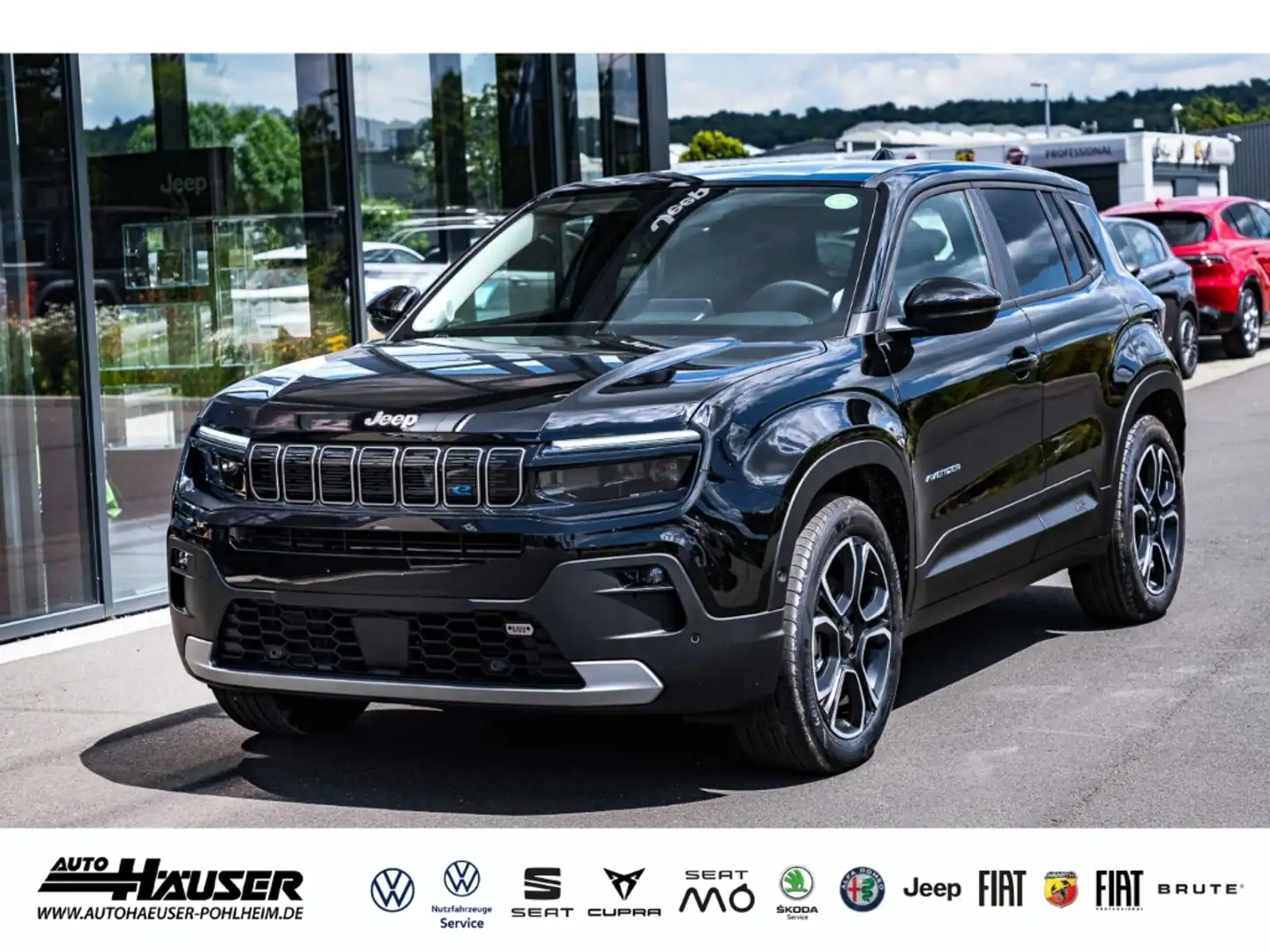 Jeep Avenger Elektro Summit NAVI KAMERA EL. HECKKL. LED ACC Noir - 1