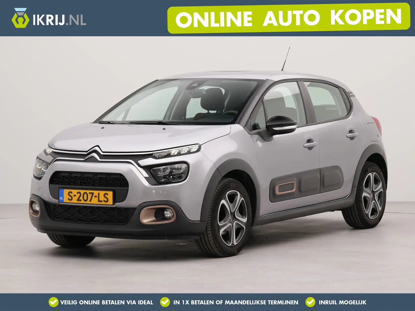 Citroen C3 1.2 PureTech C-Series | Appconnect | Bluetooth | A Grijs - 1