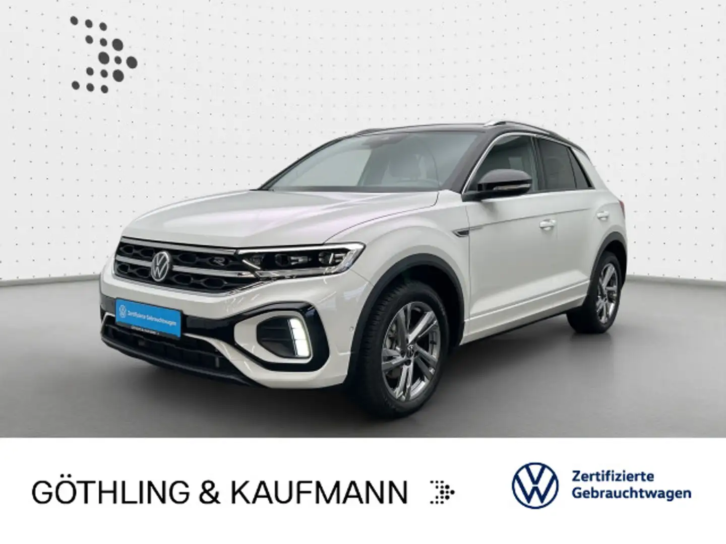 Volkswagen T-Roc R-Line 1.5 TSI DSG*NAVI*AHK*KAM*SHZ*17Zoll Weiß - 1