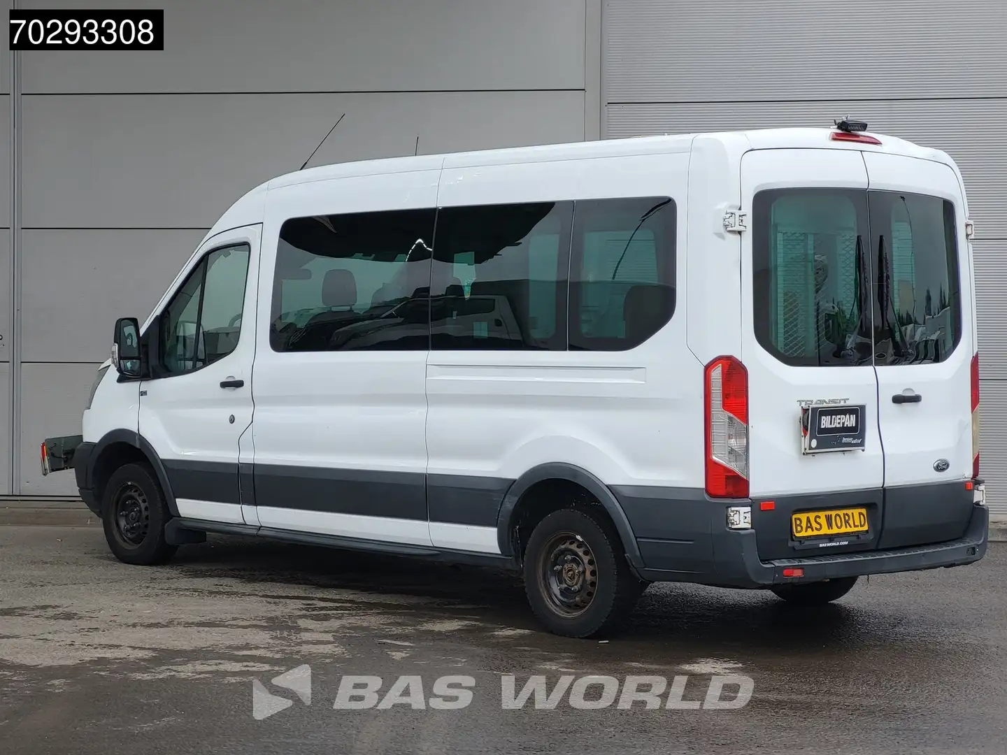 Ford Transit 125pk Personenvervoer Luchtvering Taxi Ramp Airco Wit - 2