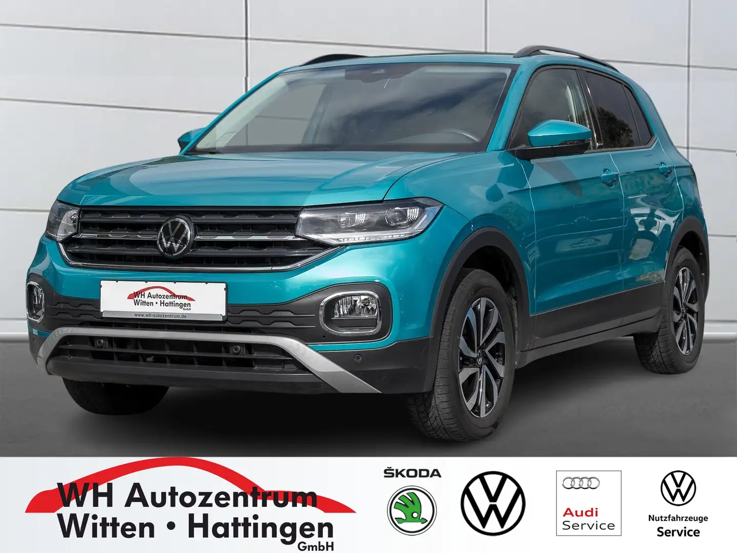 Volkswagen T-Cross 1.0 TSI Active Navi ACC LED Blau - 1