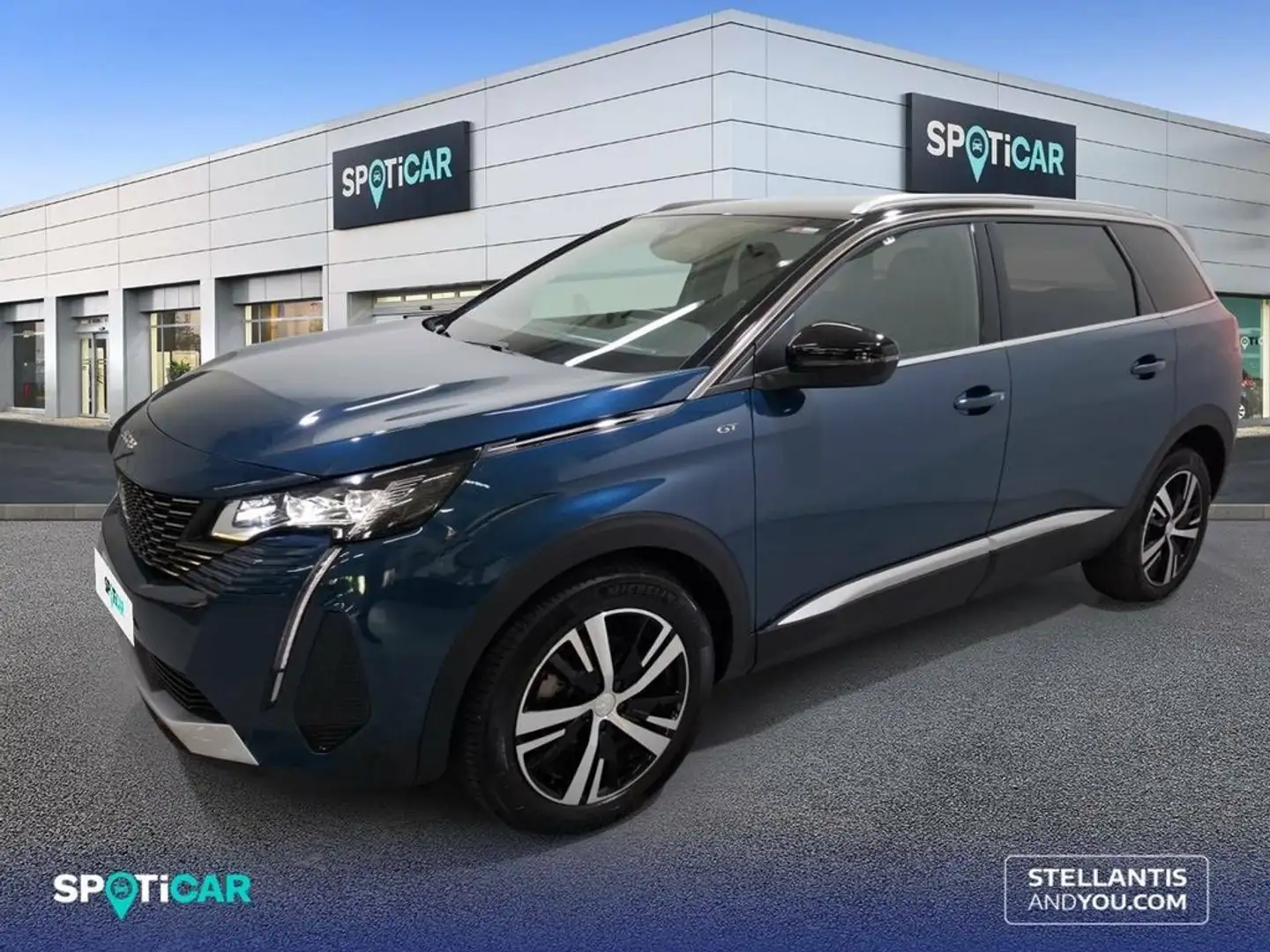 Peugeot 5008 1.2 PureTech S&S Style 7 pl. 130 Blau - 1