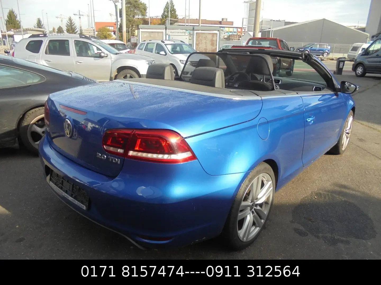 Volkswagen Eos Blau - 2