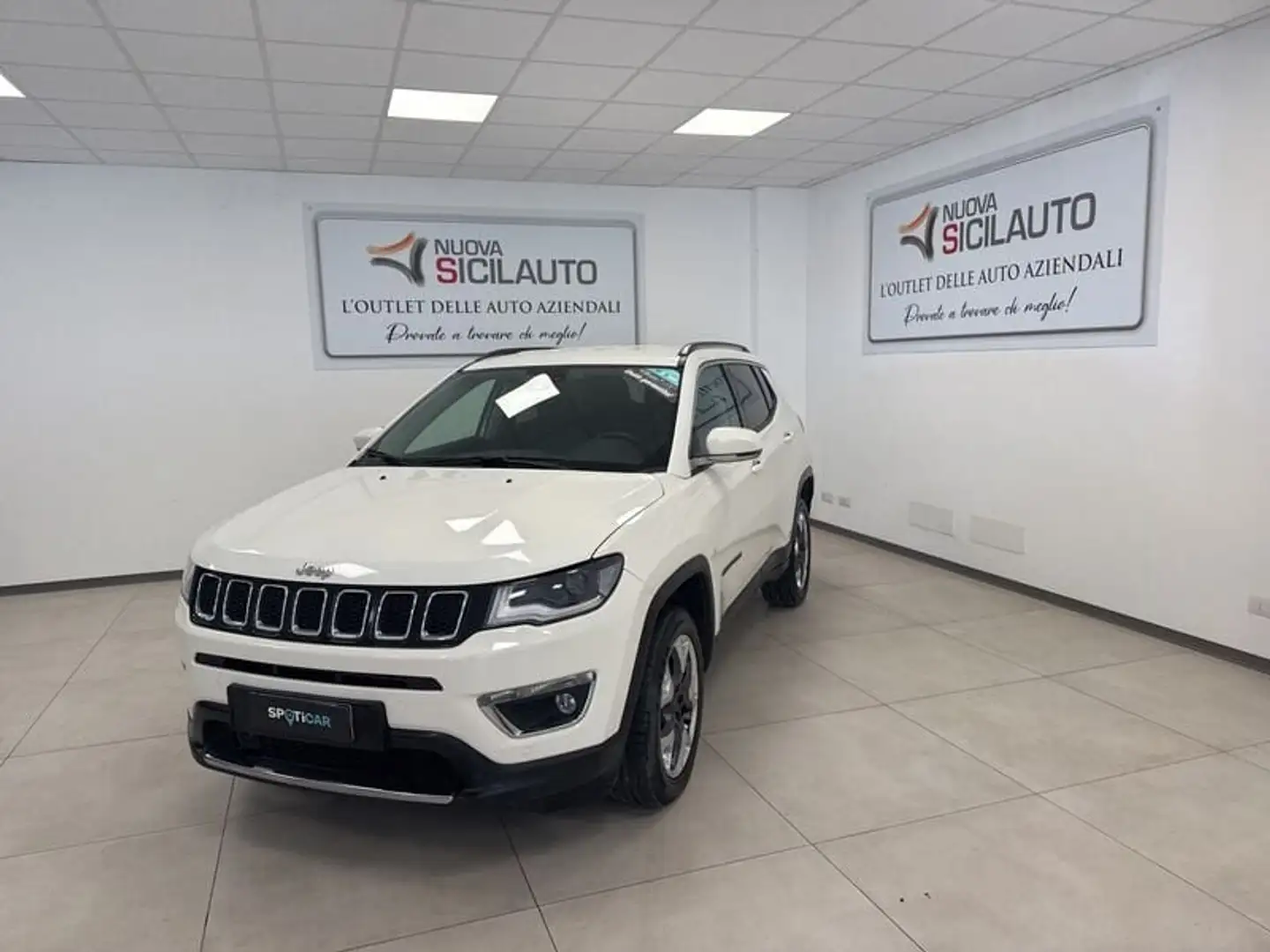 Jeep Compass II 2017 2.0 mjt Limited 4wd 140cv auto my19 Wit - 2