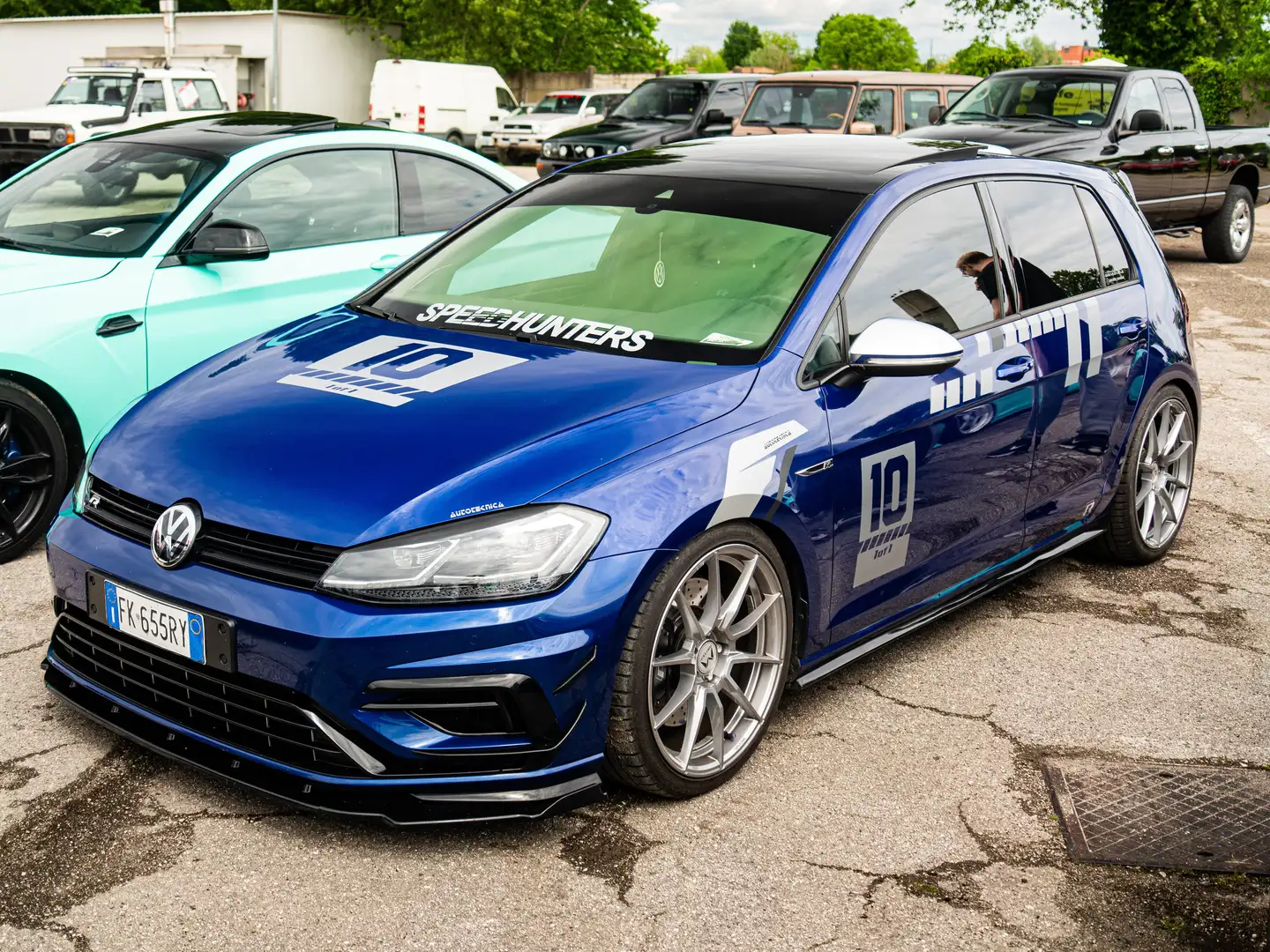 Volkswagen Golf R Golf VII 2017 5p 5p 2.0 tsi R 4motion 310cv dsg Niebieski - 1