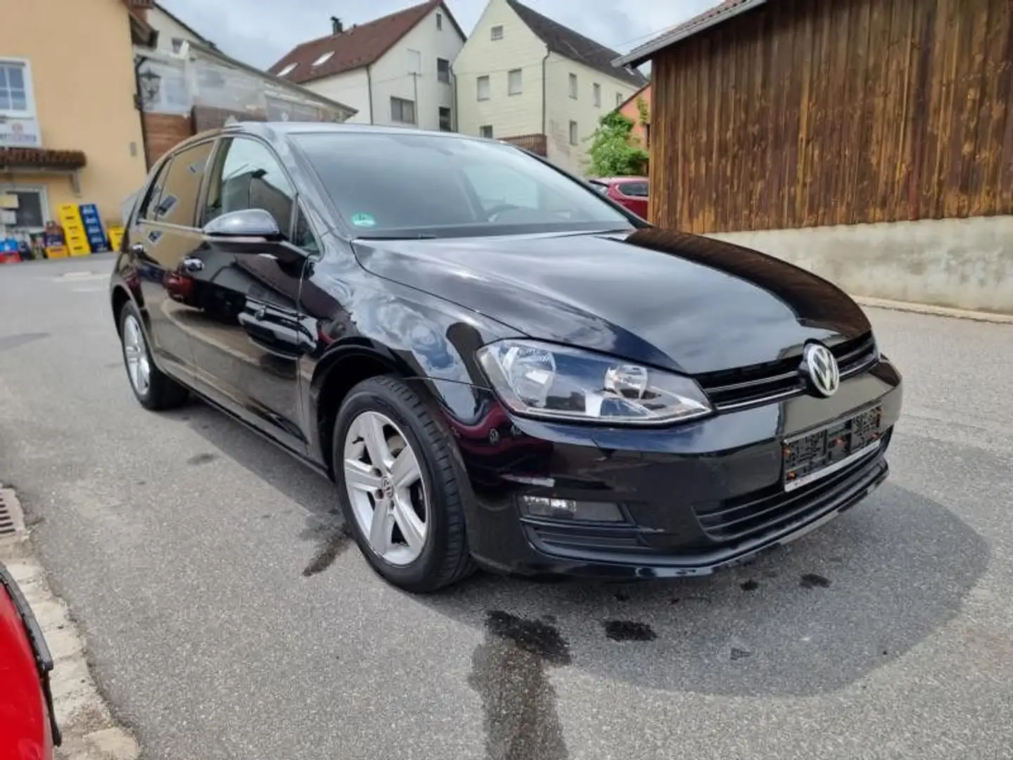 Volkswagen Golf VII 1.6 TDI DSG BMT Comf. NAVI+TEILLEDER Zwart - 2