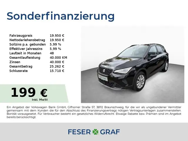 SEAT Arona Road Edition (95 PS) 5-Gang LED GJR RFK NAVI